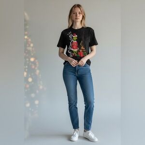 Dr. Seuss How The Grinch Stole Christmas Grinch & Max T-Shirt